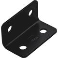 National Mfg 1.62 x 3 in. Wide Corner Brace - Black NM351483